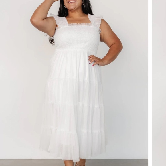 Baltic Born Emma Smocked Tulle Dress - Picture 1 of 9